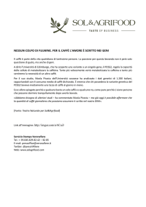 nessun colpo di fulmine. per il caffè l`amore è