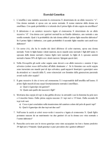 Esercizi Genetica