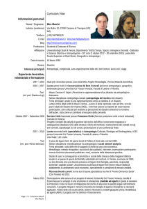 Europass CV - Università degli Studi di Verona