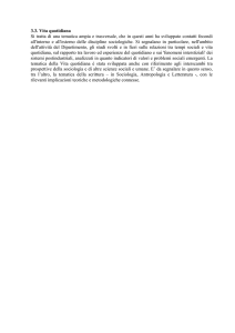 3.3. Vita quotidiana