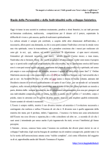 Ruolo Della Personalità E Della Individualità