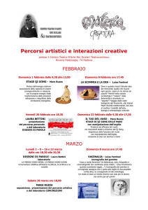 Percorsi artistici e interazioni creative