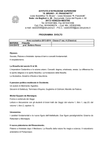 “G. BRUNO – R. FRANCHETTI” Liceo Scientifico “G. Bruno”
