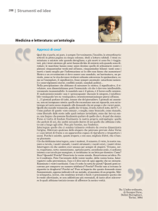 288 Medicina e letteratura - Recenti Progressi in Medicina