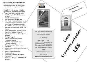 Pubblicazione Liceo Economico sociale