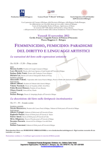Locandina - Fondazione Forense Bolognese