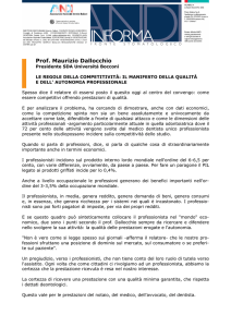 Prof. Maurizio Dallocchio