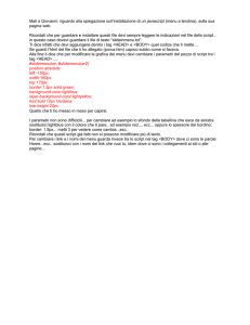 Mail a Giovanni: riguardo alla spiegazione sull`installazione di un