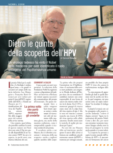 Dietro le quinte della scoperta dell`HPV