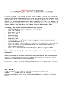 Brochure per i medici - Policlinico di Modena