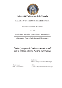 Carcinoma renale