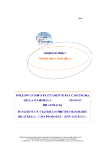 mono o bilaterale - Rete Oncologica Piemonte
