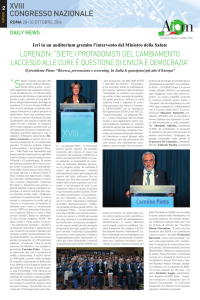 Scarica AIOM Daily News n.2 in formato PDF
