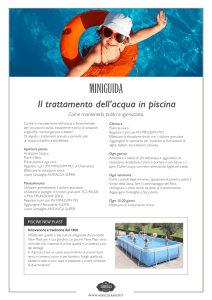 acqua in piscina - Agricola del Lago