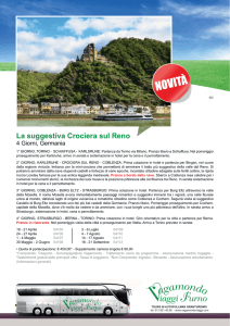 La suggestiva Crociera sul Reno