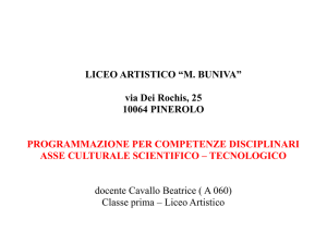 Scienze Classe Prima