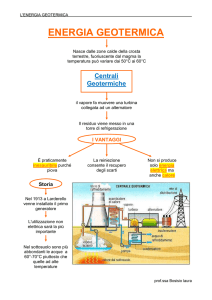 L`Energia Geotermica - "G. Segantini" Asso