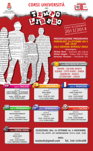 CORSI UNIVERSITà - Comune di Noale