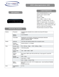 iDVR videoregistratore AHD GEY104521