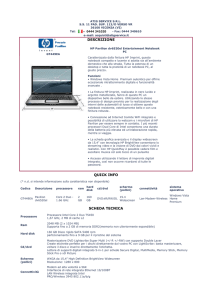 descrizione quick info scheda tecnica