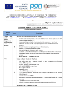 Capitolato Tecnico fesr Ambienti Digitali Smart School