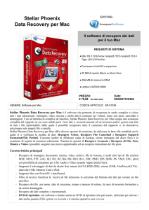 Scheda-Stellar Phoenix DataRecovery per Mac