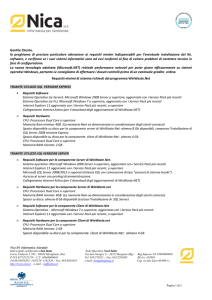 Requisiti installazione Winwaste
