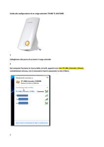 Guida alla configurazione di un range extender TPLINK TL