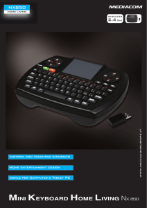 MINI KEYBOARD HOME LIVING NX 850 2.4 Ghz