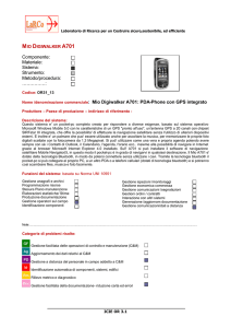 Mio Digiwalker A701 - Laboratorio LarcoIcos
