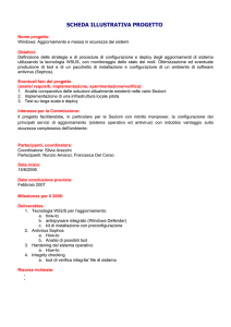 SCHEDA ILLUSTRATIVA PROGETTO