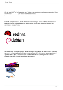 Server Linux - FireNet Ltd. Srl.