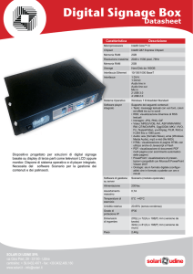 Depliant Digital Signage Box