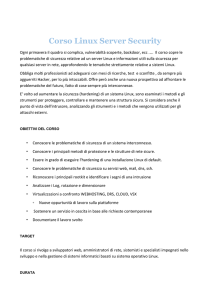 Corso Linux Server Security