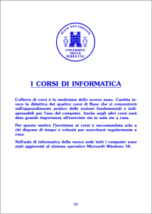 i corsi di inForMatica