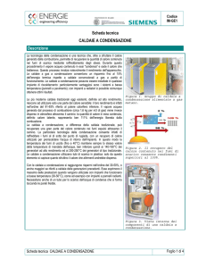 Scheda tecnica CALDAIE A CONDENSAZIONE Descrizione .