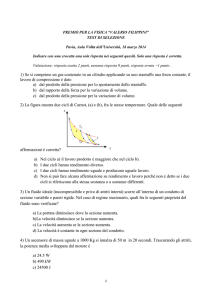 Testo della prova