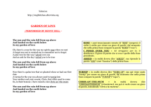 benny hill - garden of love - English Class