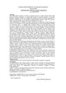 LICEO SCIENTIFICO “GALILEO GALILEI