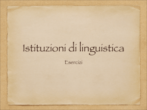Esercizi