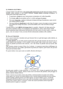 1. ENERGIA ELETTRICA L`energia elettrica che utilizziamo viene