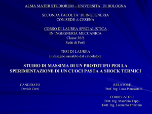 Cuoci pasta a shock termici – Cretì