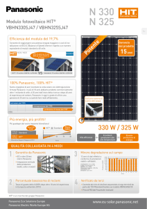 N 330 N 325 - Panasonic Solar