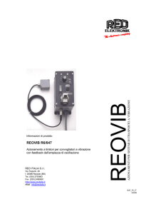 Unità di comando e controllo REOVIB R6/647