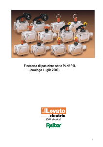 Finecorsa di posizione serie PLN / P2L (catalogo