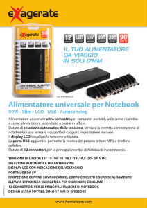 Alimentatore universale per Notebook