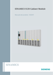 Manuale del prodotto · 03/2011 SINAMICS S120 Cabinet Module