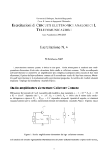 Esercitazione N. 4