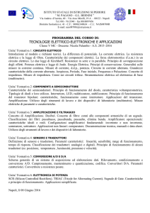 Analisi dei sistemi lineari con la trasformata di Laplace
