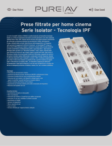 Prese filtrate per home cinema Serie Isolator